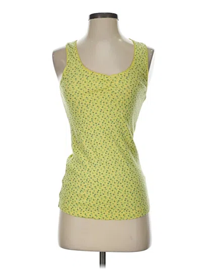 Pre-owned Zoey Tank Top Yellow Square Neckline Tops