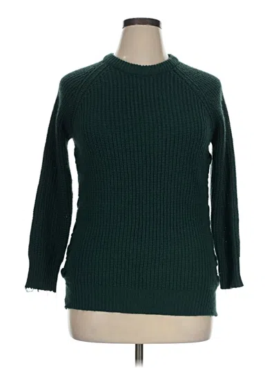 Pre-owned Zoey Turtleneck Sweater In Green