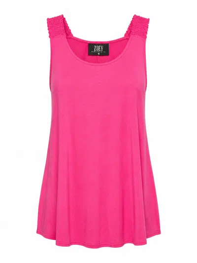 Zoey Women's Cho Top - Bright Pink