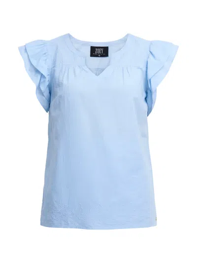 Zoey Women's Cloe Top - Sky Blue