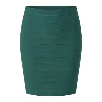 Zoey Women's Ida Skirt - Dark Bottle Green In Multi