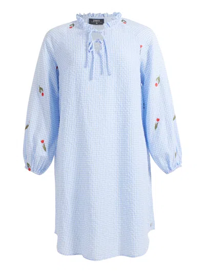 Zoey Women's Jill Tunic - Ice Blue Mix