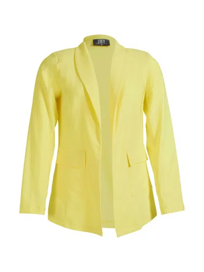 Zoey Women's Joy Blazer - Sunlight Yellow