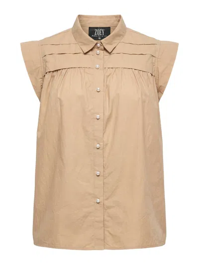 Zoey Women's Neutrals Myla Top - Beige In Brown