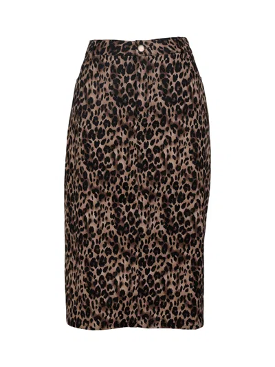 Zoey Women's Stella Skirt - Leo In Animal Print