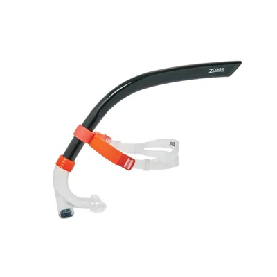 Zoggs Centre Line Snorkel Tube Black Orange In Multi