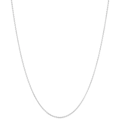 Zohreh V. Jewellery Women's 18" Cable Chain Sterling Silver