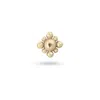 Zohreh V. Jewellery Women's Beaded Flower Flat Back 9k Gold