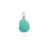 Zohreh V. Jewellery Women's Blue / Silver Amazonite Pebble Pendant Sterling Silver