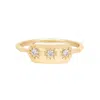 Zohreh V. Jewellery Women's Diamond Starburst Ring 9k Gold In Gold