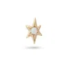 Zohreh V. Jewellery Women's Gold / Neutrals Opal Star Flat Back Earring 14k Gold