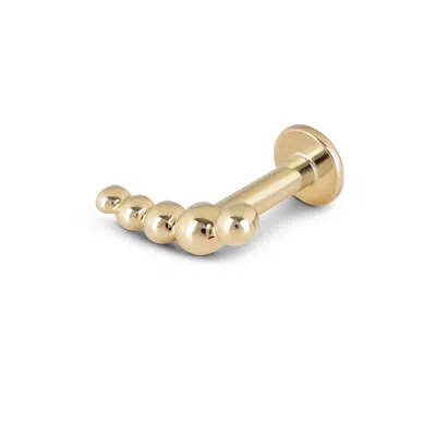 Zohreh V. Jewellery Women's Graduated Bead Flat Back 9k Gold
