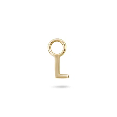 Zohreh V. Jewellery Women's Initial Earring Charm 9k Gold