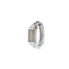 Zohreh V. Jewellery Women's Silver / Blue Labradorite & White Sapphire Huggie Hoop Earring Sterling Silver In Multi
