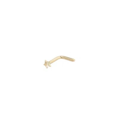Zohreh V. Jewellery Women's Star Nose Stud 9k Gold