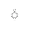 Zohreh V. Jewellery Women's Sunburst Silhouette Earring Charm Sterling Silver