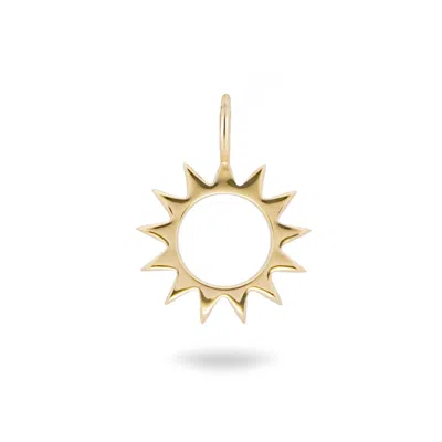 Zohreh V. Jewellery Women's Sunburst Silhouette Pendant 9k Gold