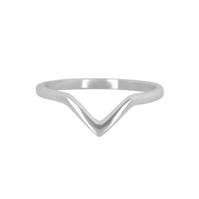 Zohreh V. Jewellery Women's Wishbone Ring Sterling Silver