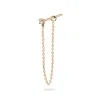 Zohreh Women's Diamond Chain Stud 9k Gold In Gold