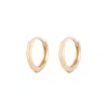 Zohreh Women's Mini Huggie Hoop Earring Pair 9k Gold In Gold