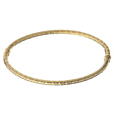 Zohreh Women's Twisted Bangle Bracelet 9k Gold