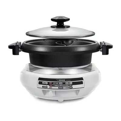 Zojirushi Deep Divider Electric Skillet In Black