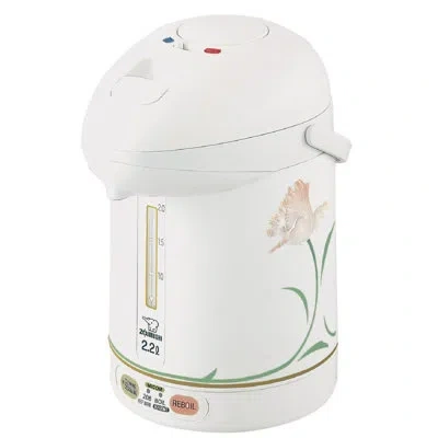 Zojirushi Micom 2.31 Qt Electric Tea Kettle In White Ballerina
