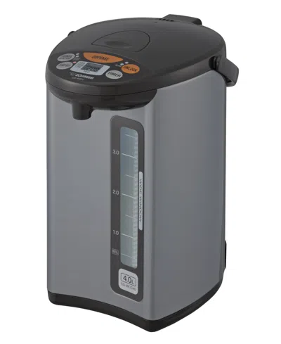 Zojirushi Micom Cafe Drip 4-liter Water Boiler And Warmer In Silver Dark Brown