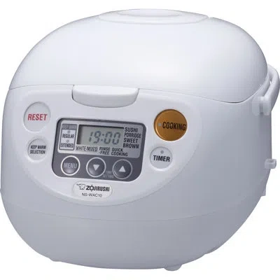Zojirushi Micom Rice Cooker & Warmer, Cool White