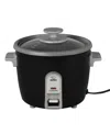Zojirushi 3 Cups Rice Cooker And Steamer In Black