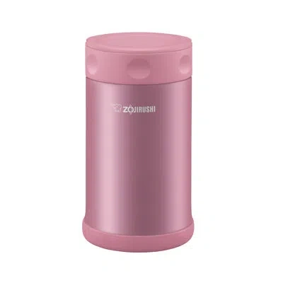 Zojirushi Stainless Steel 25 Oz. Food Jar In Shiny Pink