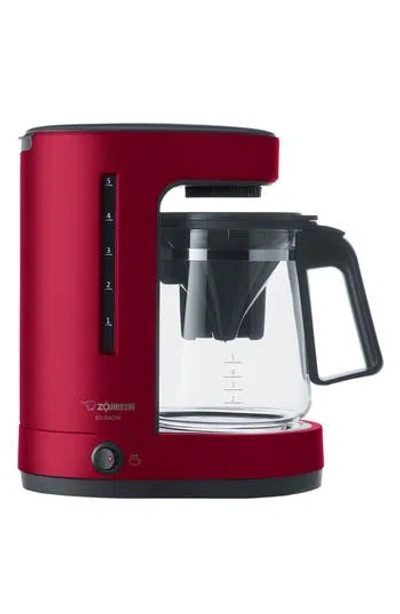 Zojirushi Zutto 5-cup Coffee Maker In Red