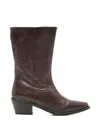 Zolfo Pointed-toe Ankle Boots In Multi