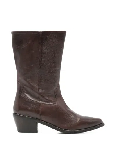 Zolfo Pointed-toe Ankle Boots In Multi
