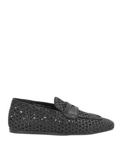 Zolfo Woman Loafers Black Size 8 Leather