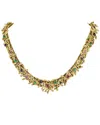 Zolotas 18k  Emerald, Ruby, And Sapphire Snake Necklace (authentic Pre-  Owned)