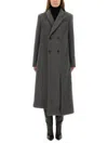 Zona20 Milano Aurelian Double-breasted Coat In Black