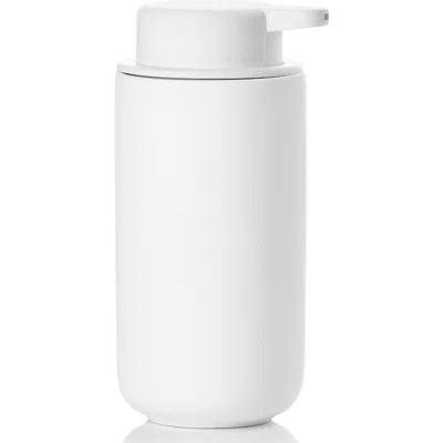 Zone Denmark Ume Stoneware Soap Dispenser In White