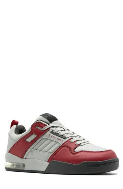 Zoo York Air Bubble Sneaker In Grey/red
