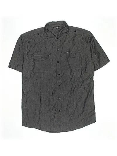 Pre-owned Zoo York Kids'  Short Sleeve Button Down Shirt In Gray
