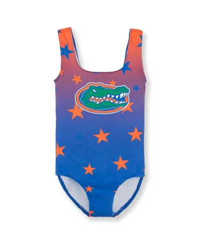 Zoozatz Kids' Big Girls Royal Florida Gators Dance Leotard