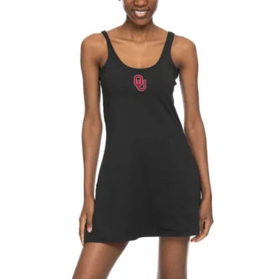 Zoozatz Black Oklahoma Sooners Logo Scoop Neck Dress