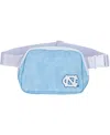 Zoozatz North Carolina Tar Heels Floral Print Fanny Pack In Blue