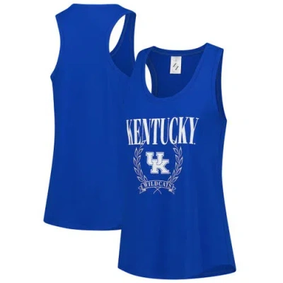 Zoozatz Royal Kentucky Wildcats Everyday Tank Top In Blue