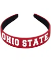 Zoozatz Scarlet Ohio State Buckeyes Hard Headband In Scarlet