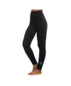 Zoozatz Women's Black Duke Blue Devils Fleece Leggings In Black