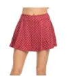 Zoozatz Women's Crimson Alabama Crimson Tide Allover Print Flowy Skort In Red