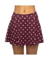 Zoozatz Women's Garnet Florida State Seminoles All-over Print Flowy Skort In Maroon