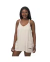 Zoozatz Women's Tan Lsu Tigers Active Pocketed Skort Dress In Neutral