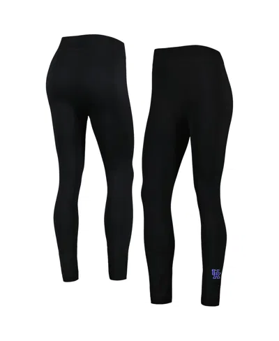Zoozatz Women's  Black Kentucky Wildcats Fleece Leggings